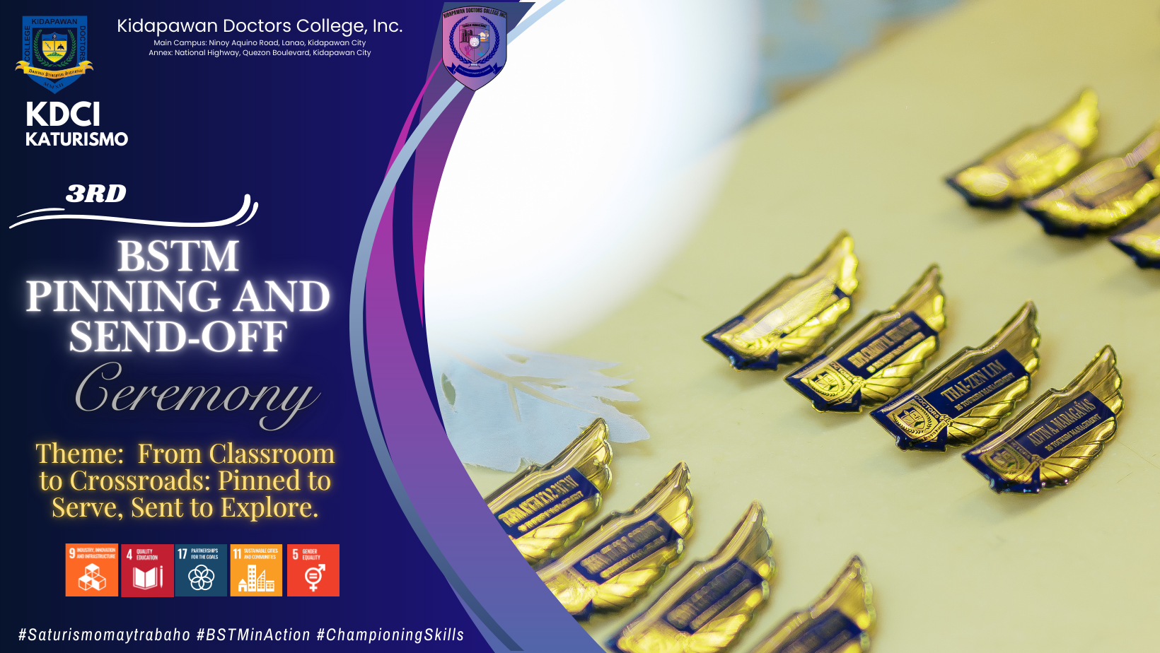 3RD BSTM PINNING AND SEND-OFF CEREMONY 2026:  A MILSETONE OF COMMITEMENT, SERVICE, AND PROFESSIONAL  GROWTH