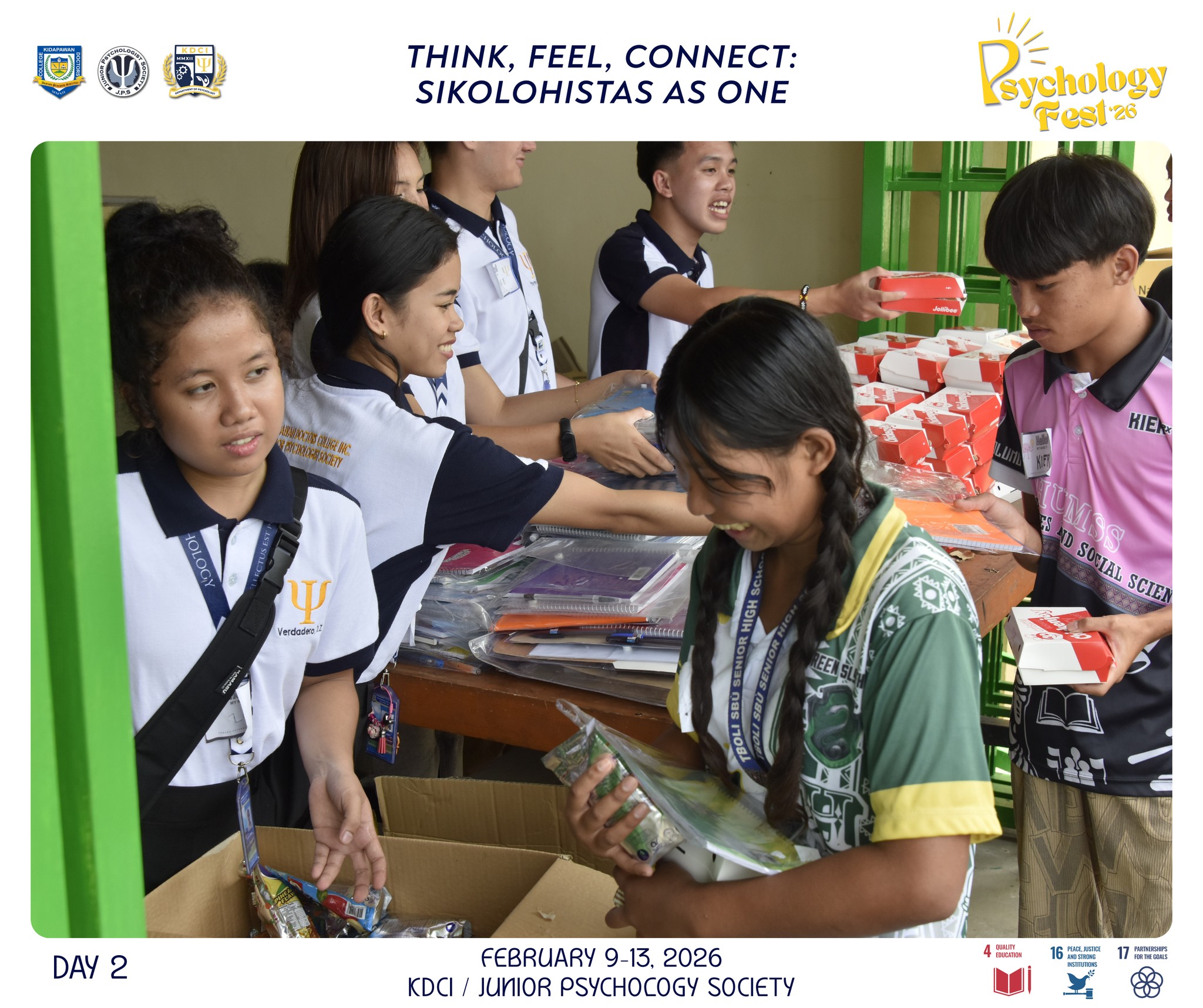 PSYCHOLOGY FEST 2026: Outreach Program