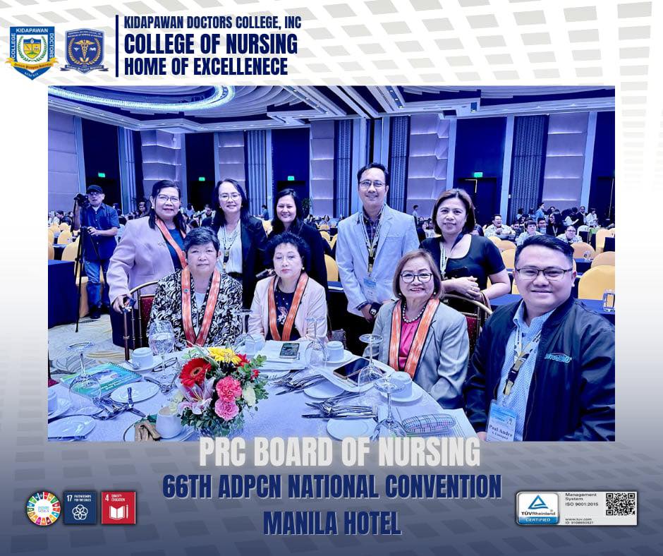 KDCI College of Nursing Joins the 66th ADPCN National Convention at Manila Hotel