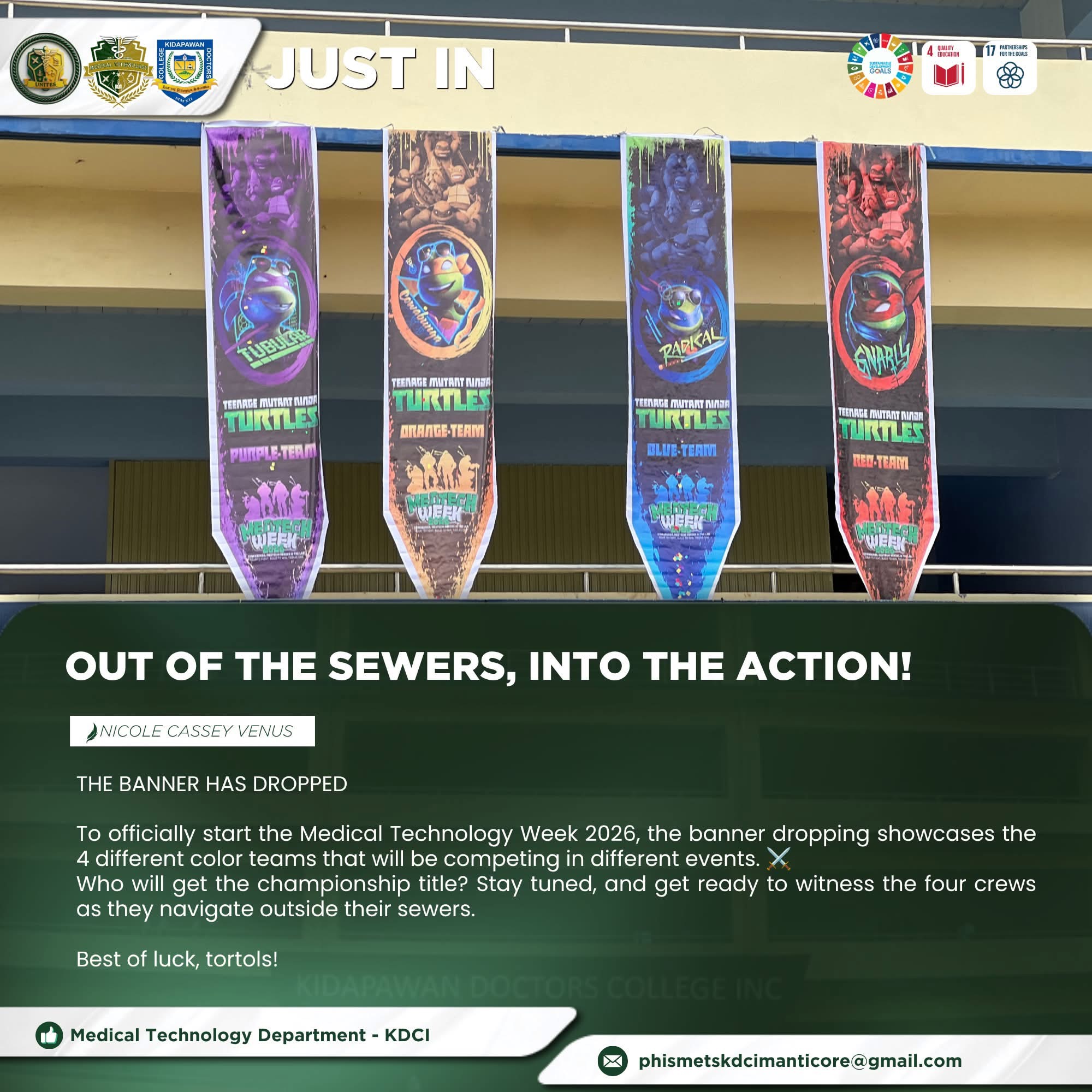 Medical Technology Week 2026: Banner Dropping
