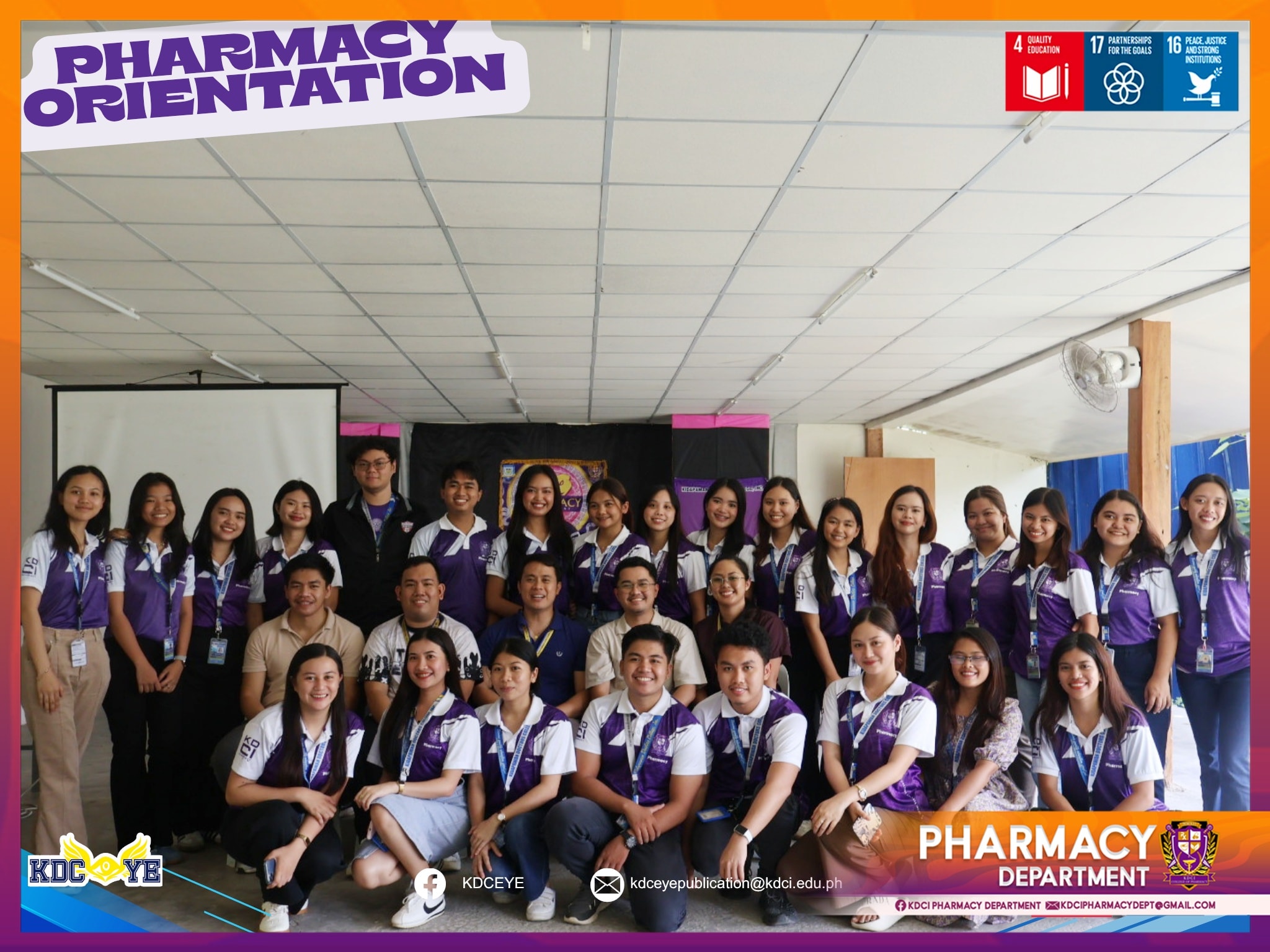 PHARMACY DEPARTMENTAL ORIENTATION 2025