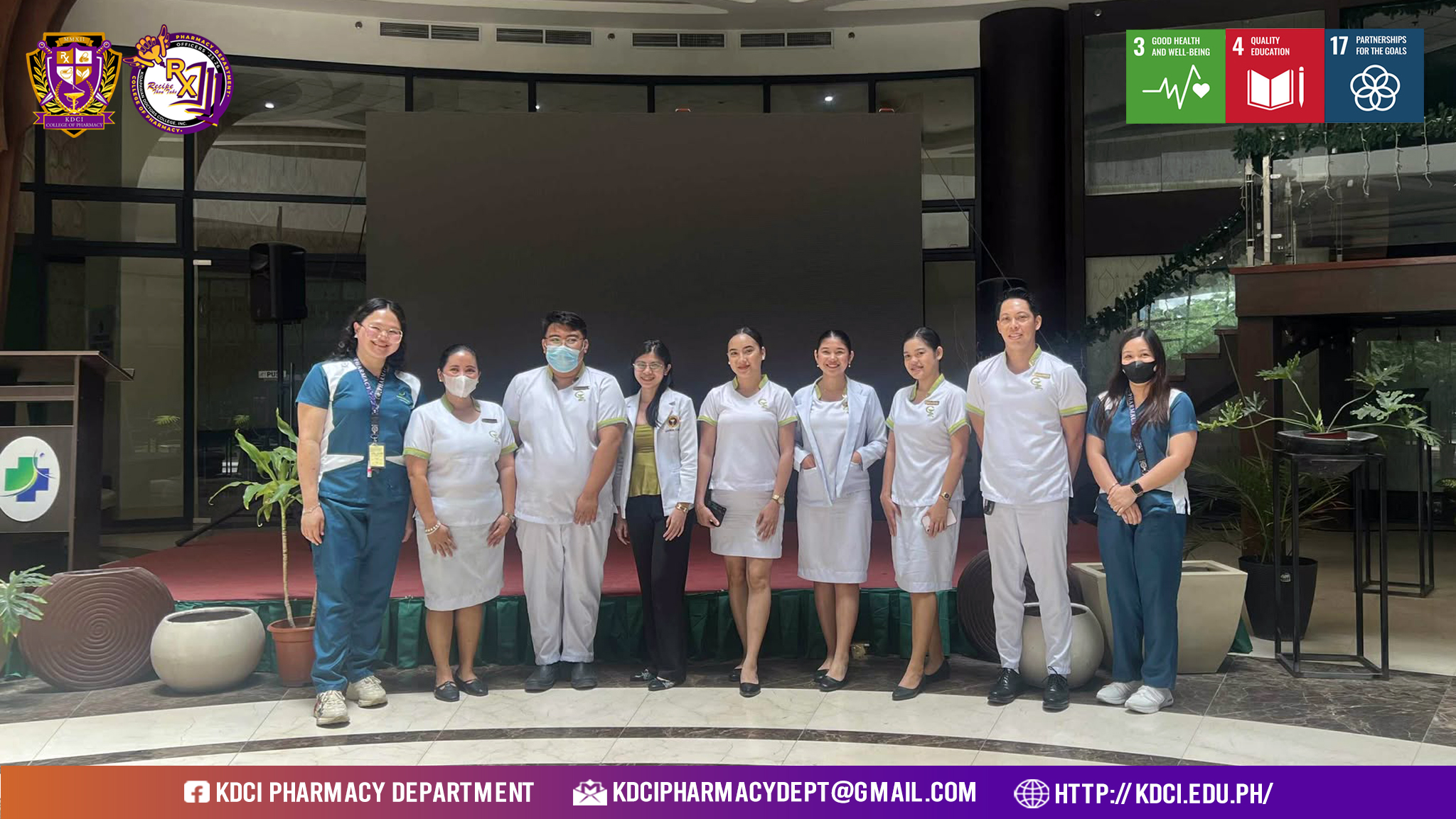 PHARMACY DEPARTMENT HOSPITAL INTERNSHIP KICK OFF AT LANANG PREMIERE DOCTORS HOSPITAL INC.